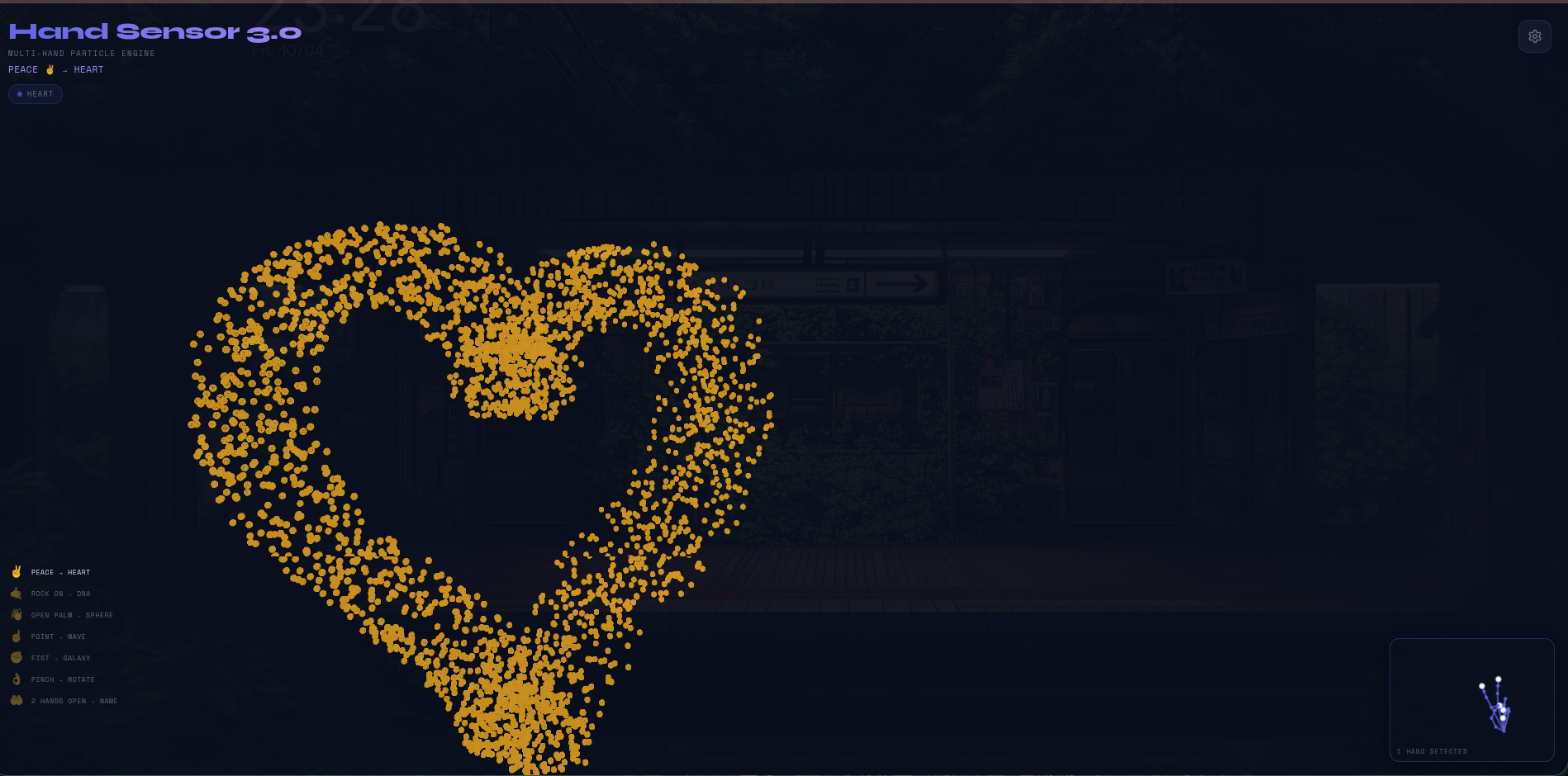 HandSensor 3.0: Interactive Kinetic Particle System