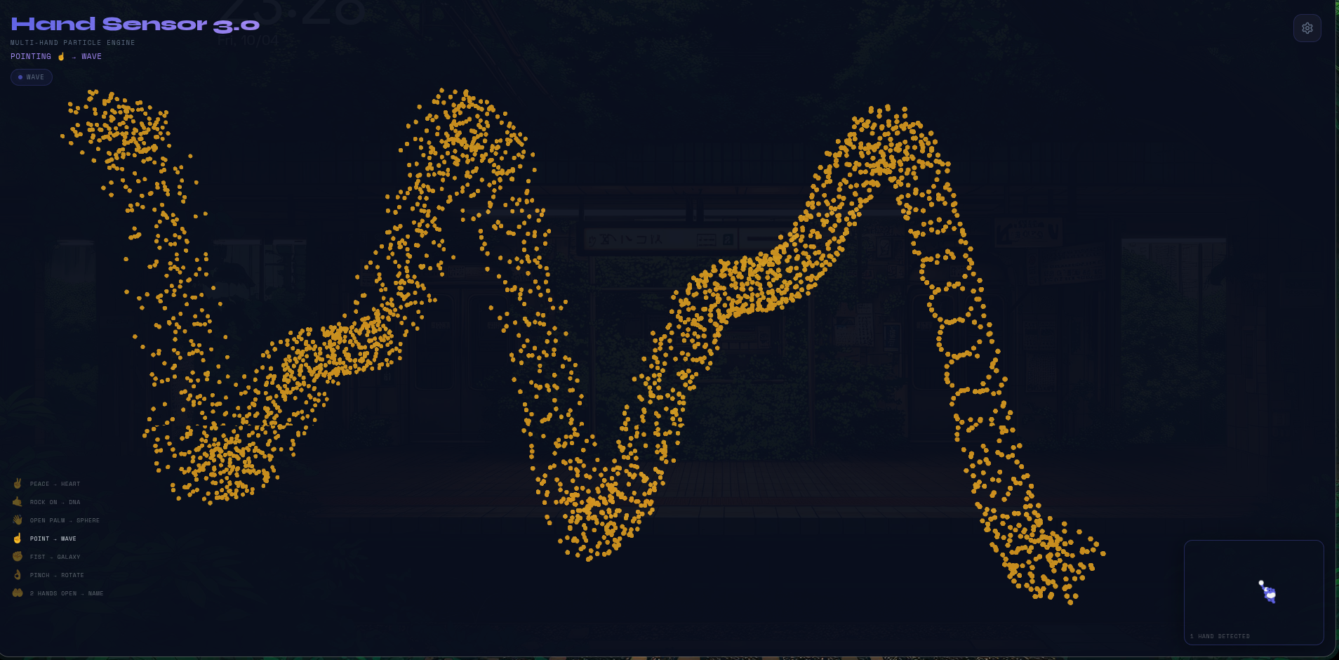 HandSensor 3.0: Interactive Kinetic Particle System