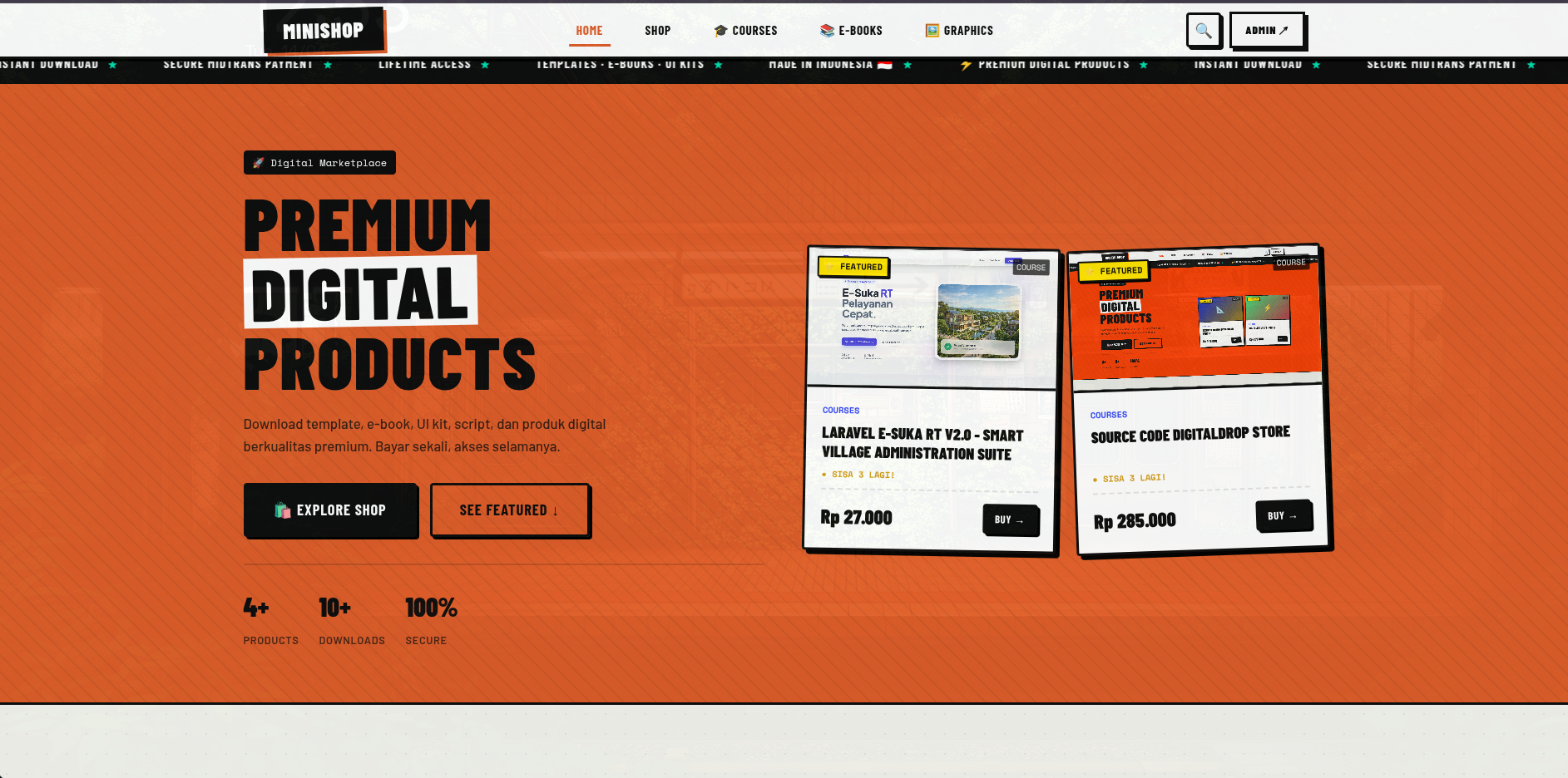 Source code DigitalDrop store